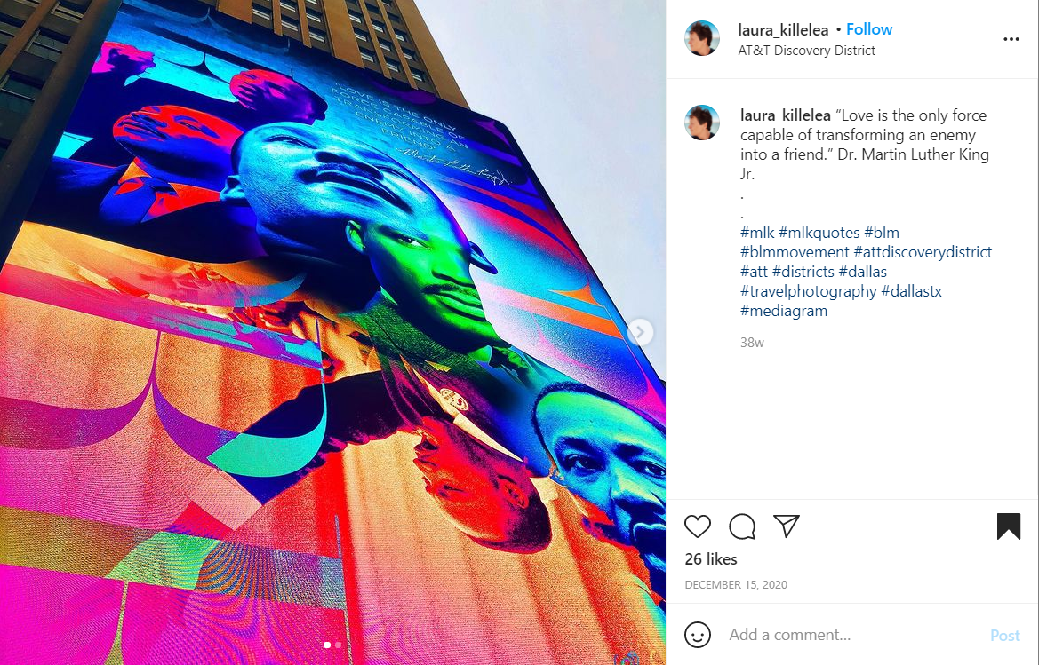 photo of MLK Day content at ATT Discovery District, Dallas